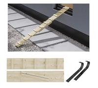 Cat Ladder Cat Stairs for Balcony Stairs 2.4 m with Metal Hooks