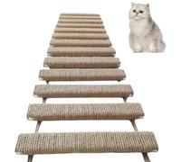 Cat Ladder - Paw Grinding Frame for Play | 40 Inch Indoor Climbing Structure with Multi Level Steps and Scratch Friendly Design for Pet Parents Trainers Animal Lovers, 39.37x9.84 inches