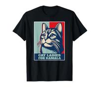 Cat Ladies For Kamala childless cat lady Kamala Harris 2024 T-Shirt