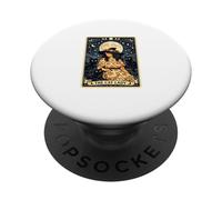 Cat Lady Witch Moon Black Cats Halloween Magic Lover PopSockets Adhesive PopGrip