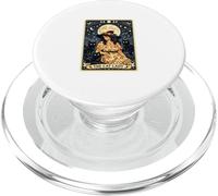 Cat Lady Witch Moon Black Cats Halloween Magic Lover PopSockets PopGrip for MagSafe