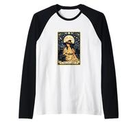Cat Lady Witch Moon Black Cats Halloween Magic Lover Raglan Baseball Tee