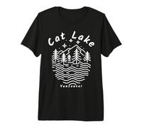 Cat Lake Vancouver British Columbia Premium T-Shirt