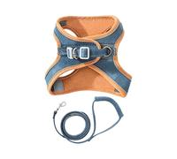 Cat Leashes And Harness Set | Breathable Reflective Strips Jacket - Escape Proof Harness Accessories - for Walking Camping Outdoor Training Halloween Pets Dogs Puppy Kitten