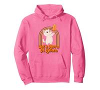 Cat Let's Burn It Down Pullover Hoodie, Adult Unisex, Bright Pink, Small