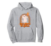 Cat Let's Burn It Down Pullover Hoodie, Adult Unisex, Heather Grey, Small