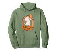Cat Let's Burn It Down Pullover Hoodie, Adult Unisex, Sage Green, Small