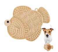 Cat Lick Mat, Lick Mat for Cats, Silicone Lick Pads for Puppies, Fish Shaped Lick Mat - Treat Toy for Dogs, Puppy Lick Cushion with Suction Cup for Small Dogs, Bathing, Boredom, Cat