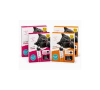 Cat Lick Treats Variety Pack - Tuna & Chicken Yogurt Snacks, Creamy, Grain Free Lickable Cat Treats, Low Calorie, High Protein, 4 Packs (28 Treats Total) 2 of Each Flavour Bundle with Thank You Card