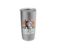 Cat Life Chose Me Stainless Steel Insulated Tumbler