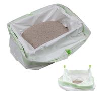 Cat Litter Bags-Drawstring Design Kickproof Cat Trays, Easy To Use Heavy Cat Poop Bag With Filter Hole Because Of The Design Of A Pull Handle And A Sand Leak Hole, Our Cat Pp Is