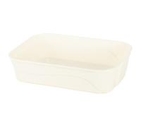 Cat Litter Box, 15.2x10.4x3.5 Inch Plastic Open Top Litter Box, Perfect for Small Pet Open Top High Sided