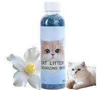 Cat Litter Box Deodorizer Powder,Natural Odour Eliminator for Wood Pellet Cat Litter,Pet Friendly Freshener & Cat Urine Odour Remover,Long Lasting Litter Smell Eliminator and Odour Control,Jasmine