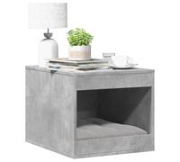 Cat Litter Box Enclosure Concrete Grey 47x59x42 cm Engineered Wood