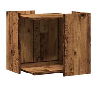 Cat Litter Box Enclosure Hidden Cat House Cat Cabinet Engineered Wood vidaXL