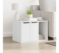 Cat Litter Box Enclosure Hidden Cat House Cat Cabinet Engineered Wood vidaXL