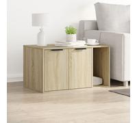 Cat Litter Box Enclosure Hidden Cat House Cat Cabinet Engineered Wood vidaXL