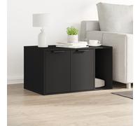 Cat Litter Box Enclosure Hidden Cat House Cat Cabinet Engineered Wood vidaXL