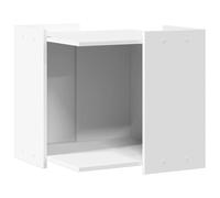 Cat Litter Box Enclosure Hidden Cat House Cat Cabinet Engineered Wood vidaXL