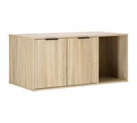 Cat Litter Box Enclosure Hidden Cat House Cat Cabinet Engineered Wood vidaXL