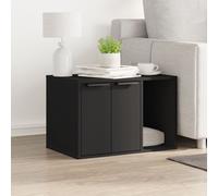 Cat Litter Box Enclosure Hidden Cat House Cat Cabinet Engineered Wood vidaXL