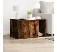 Cat Litter Box Enclosure Hidden Cat House Cat Cabinet Engineered Wood vidaXL