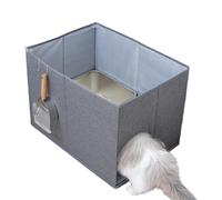 Cat Litter Box Enclosure High Side Open Top Enclosure Guard
