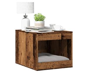 Cat Litter Box Enclosure Old Wood 47x59x42cm Engineered Wood Modern Stylish Pet