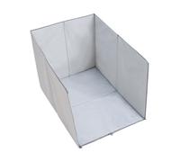 Cat Litter Box Housing - Open Top High Side Pee Splash-proof Housing | Anti-Leakage Foldable Protector for Hygiene Chaos Prevention Living Room Apartment House Small Medium Large