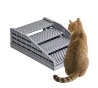 Cat litter box mat | Non-slip adjustable wide mesh mesh - Cat stairs, litter box mat, For kittens to play at home, apartment, living room, bedroom, bathroom, balcony, bathroom