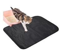 Cat Litter Box Mat - Waterproof Rubbish Mat, Non-Slip Cat Mat, Cat Double Layer Scatter Mat, Cat Toilets Feet Pet Mat for Cats Pets Rubbing