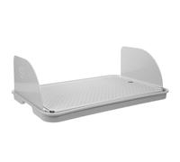 Cat Litter Box Ramp Step with Gentle Slope and Side Baffles
