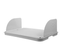Cat Litter Box Ramp with Side Baffles, Textured Nonslip Plastic | Tool Free Installation, Easy Cleaning, Gentle Slope, Splash Protection, 40x27.5cm Size