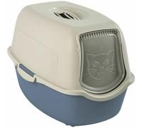 Cat Litter Box Rotho My Pet BAILEY Blue/White Recycled plastic
