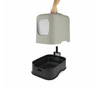 Cat Litter Box Rotho My Pet Black Plastic