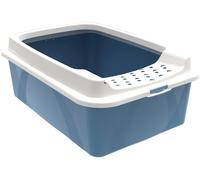 Cat Litter Box Rotho My Pet Bonnie Eco 56 X 17 X 40 Cm Blue/White NEW
