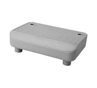 Cat Litter Box Step - Non Slip PP Kitten Toilet Ramp 30x20x9cm Lightweight Grey Pet Stair | Easy Access Support Aid Helping Small Senior Felines Reduce Scatter Control Cleaner Floors Suitable