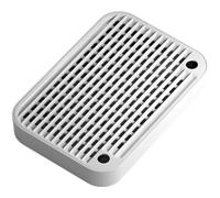 Cat Litter Box Step Ramp, Cat Steps for Litter Box, Anti-Tracking Filter Function Step Pedal, Double-Layer Mat with Side Handles, 11.8 x 8.1 x 2 in, Light Gray