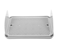 Cat Litter Box Step Ramp with Side Baffles 40x27.5cm | Gentle Slope, Tool Free Installation, Universal Fit, Textured Nonslip Surface for Balconies and High Traffic Areas
