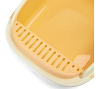 Cat litter box with shovel, compact design, easy cleaning and odour control system; ideal for pet care and hygiene.