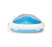 Cat litter box with shovel, compact design, easy cleaning and sanitary, ideal for maintaining the hygiene of your pet.