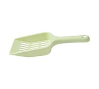 Cat litter box with spatula - Ergonomic droppings scoop | Long handle litter box | For use at home, bathroom, balcony, hallway, apartment, pet shop