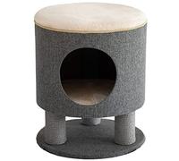 Cat Litter Cat Climbing Frame Human and Cat Shared Sisal Cat Tree Cat Stool Litter Cat House with Removable and Washable Mat