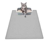 Cat Litter Catcher Mat, Silicone Cat Litter Box Mats for Floor, Foldable Rug, Washable Pad Home Decoration for Indoor Outdoor Small Medium Large Breeds Kitten Animals