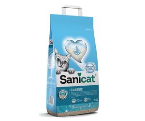 Cat Litter Clumping SANICAT Classic Unscented or Marsella Soap Scented 10L