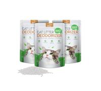 Cat Litter Deodoriser, PalNests AOP Natural Cat Litter Freshener Granules, Pet Friendly Litter Pet Odor Eliminator, Unscented Odour Neutralizer, Effective Odour Control for Cat Litter Tray, Pack of 3