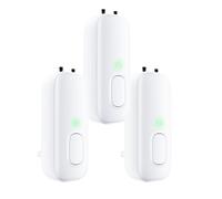 Cat Litter Deodorizer Plug in - Ozone-Free Negative Ion Air Purifier for Litter Box, Compact Odor Eliminator for Strong Pet Odors, Dog Odor Eliminators for Home, Bedroom, Kitchen (white 3pcs)