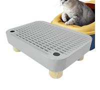 Cat Litter Driveway - Stairs for Older Litter Boxes with Trap Filter, Non-Slip Cat Stair | Washable Senior Pet Running Mat Indoor Home Apartment Bedroom T
