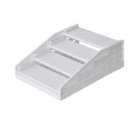 Cat Litter Mat - 2-Ply Splash Guard Wide Removable Stair Steps for Cats for Animal Activity Game Home Flat Living Room Bedroom Bathroom Balcony Cage Travel