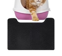 Cat Litter Mat,Cat Litter Mat | U-Shaped Cat Anti-Slip Mat,25.2x16.54 Inch Water Resistant Litter Trap Mat, Non Slip Trap Mat